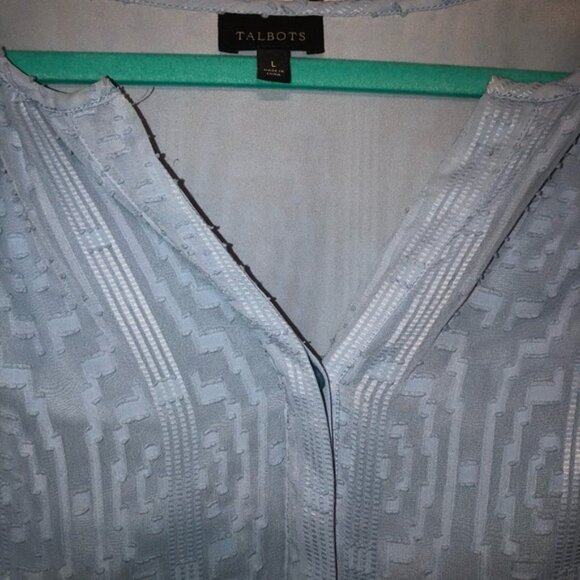 Talbots • Light Blue Blouse - Picture 3 of 6